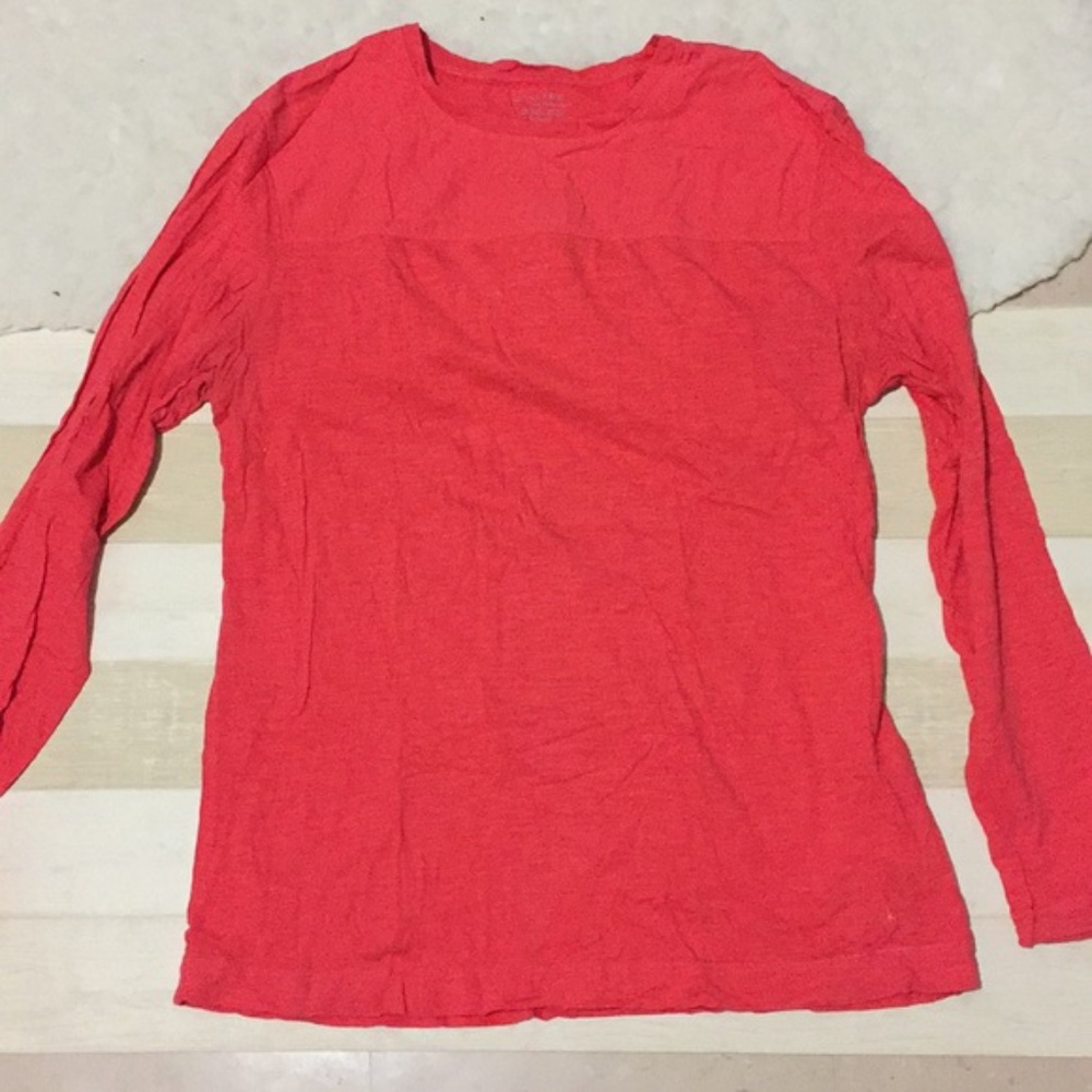 Calvin Klein CK long orange sleeve t-shirt